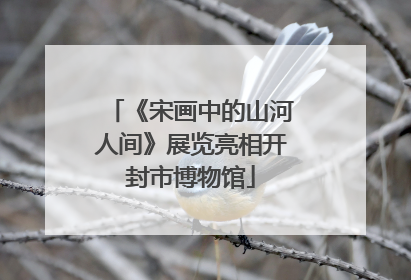《宋画中的山河人间》展览亮相开封市博物馆