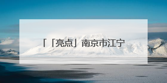 「亮点」南京市江宁区：让新兴领域发展跑出 “红色加速度”