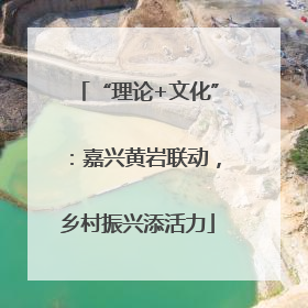 “理论+文化”：嘉兴黄岩联动，乡村振兴添活力