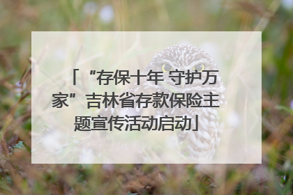 “存保十年 守护万家”吉林省存款保险主题宣传活动启动