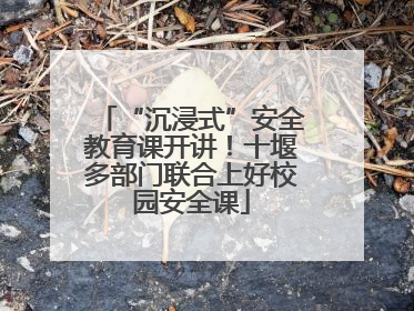 “沉浸式”安全教育课开讲！十堰多部门联合上好校园安全课