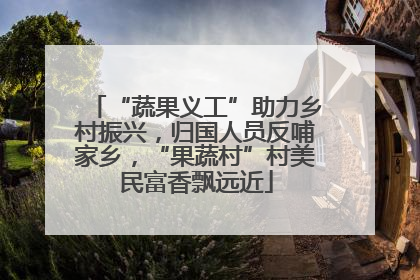 “蔬果义工”助力乡村振兴，归国人员反哺家乡，“果蔬村”村美民富香飘远近