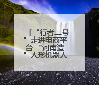 “行者二号”走进电商平台 “河南造”人形机器人线上开售