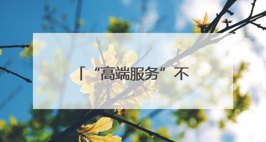 “高端服务”不能伤害社会公平