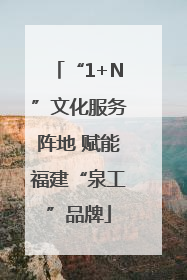 “1+N”文化服务阵地 赋能福建“泉工”品牌