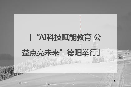 “AI科技赋能教育 公益点亮未来”德阳举行