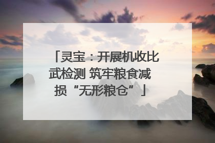 灵宝：开展机收比武检测 筑牢粮食减损“无形粮仓”