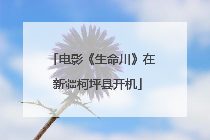 电影《生命川》在新疆柯坪县开机