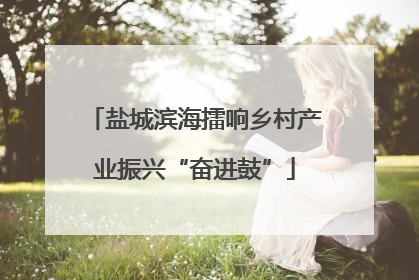 盐城滨海擂响乡村产业振兴“奋进鼓”