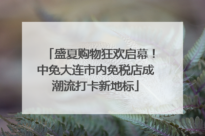 盛夏购物狂欢启幕！中免大连市内免税店成潮流打卡新地标
