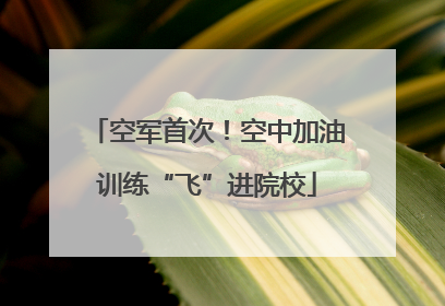 空军首次！空中加油训练“飞”进院校