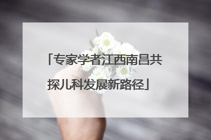 专家学者江西南昌共探儿科发展新路径