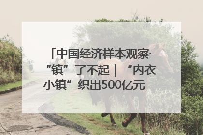 中国经济样本观察·“镇”了不起｜“内衣小镇”织出500亿元“里子产业”