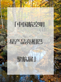 中国航空明星产品亮相巴黎航展