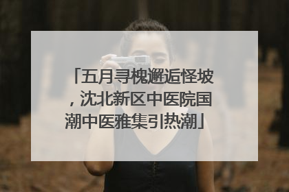 五月寻槐邂逅怪坡，沈北新区中医院国潮中医雅集引热潮
