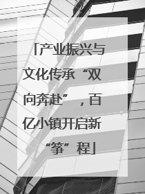 产业振兴与文化传承“双向奔赴”，百亿小镇开启新“筝”程