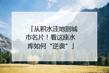 从积水洼地到城市名片！看这座水库如何“逆袭”