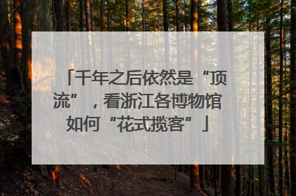 千年之后依然是“顶流”，看浙江各博物馆如何“花式揽客”