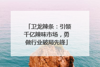 卫龙辣条：引领千亿辣味市场，勇做行业破局先锋