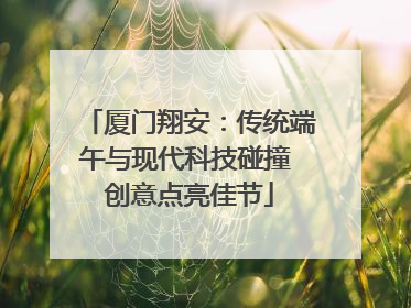 厦门翔安：传统端午与现代科技碰撞 创意点亮佳节