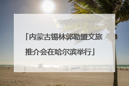 内蒙古锡林郭勒盟文旅推介会在哈尔滨举行