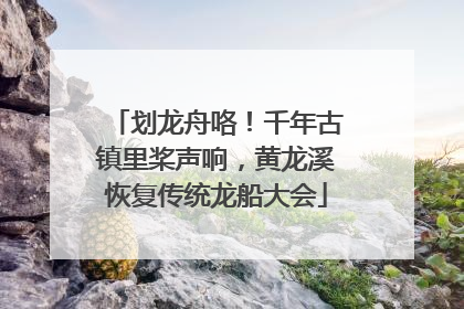 划龙舟咯！千年古镇里桨声响，黄龙溪恢复传统龙船大会