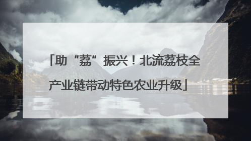 助“荔”振兴！北流荔枝全产业链带动特色农业升级