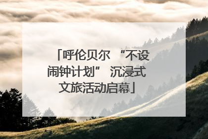 呼伦贝尔 “不设闹钟计划” 沉浸式文旅活动启幕