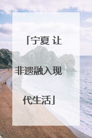 宁夏 让非遗融入现代生活