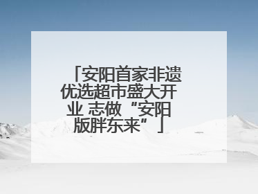 安阳首家非遗优选超市盛大开业 志做“安阳版胖东来”