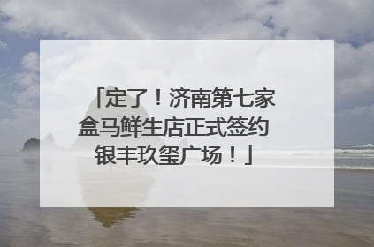 定了！济南第七家盒马鲜生店正式签约银丰玖玺广场！