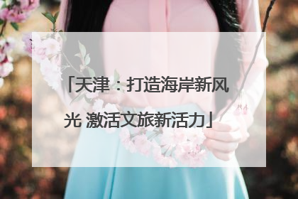 天津：打造海岸新风光 激活文旅新活力