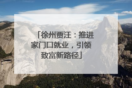 徐州贾汪：推进家门口就业，引领致富新路径