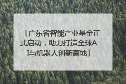 广东省智能产业基金正式启动，助力打造全球AI与机器人创新高地