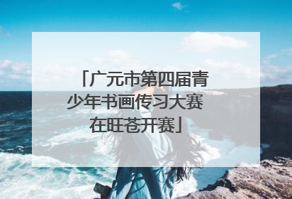 广元市第四届青少年书画传习大赛在旺苍开赛