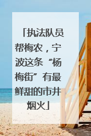 执法队员帮梅农，宁波这条“杨梅街”有最鲜甜的市井烟火