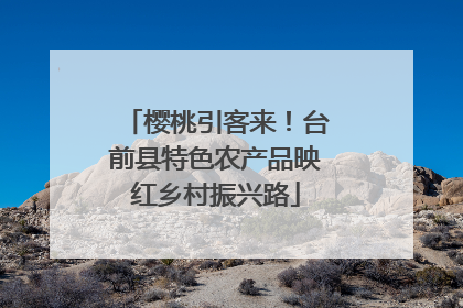 樱桃引客来！台前县特色农产品映红乡村振兴路