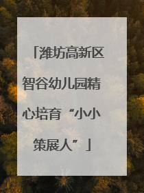潍坊高新区智谷幼儿园精心培育“小小策展人”
