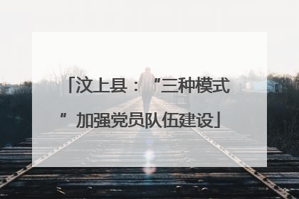 汶上县：“三种模式”加强党员队伍建设