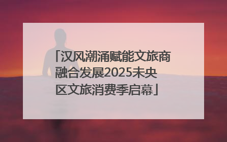汉风潮涌赋能文旅商融合发展2025未央区文旅消费季启幕
