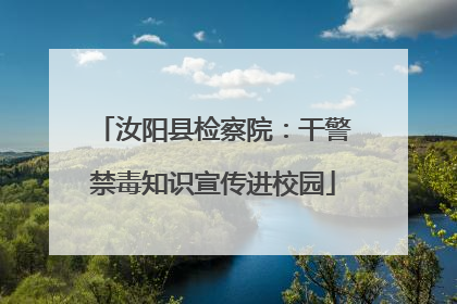 汝阳县检察院：干警禁毒知识宣传进校园