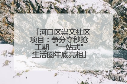 河口区崇文社区项目：争分夺秒抢工期 “一站式”生活圈年底亮相