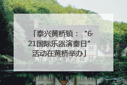 泰兴黄桥镇：“6·21国际乐器演奏日”活动在黄桥举办