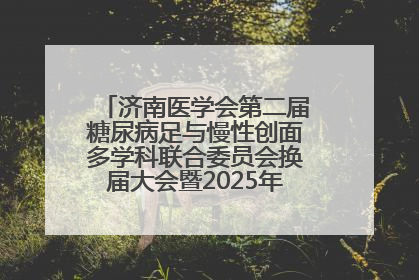 济南医学会第二届糖尿病足与慢性创面多学科联合委员会换届大会暨2025年学术年会成功举行
