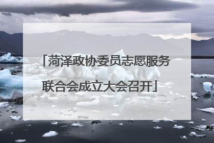 菏泽政协委员志愿服务联合会成立大会召开