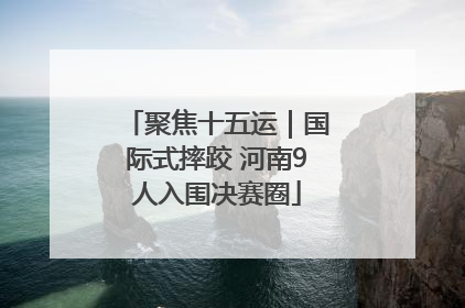 聚焦十五运｜国际式摔跤 河南9人入围决赛圈
