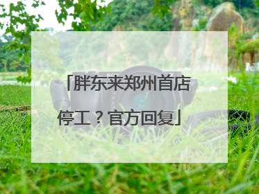 胖东来郑州首店停工？官方回复