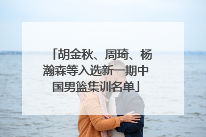 胡金秋、周琦、杨瀚森等入选新一期中国男篮集训名单