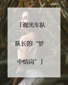 观光车队队长的“梦中情岗”