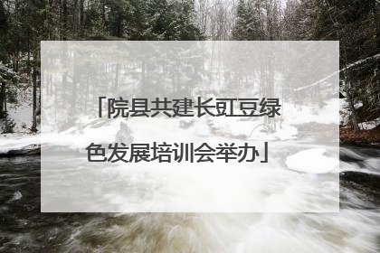 院县共建长豇豆绿色发展培训会举办